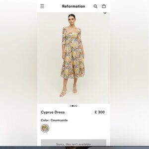Reformation Cyprus Dress - Countryside